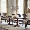 Rennnsan Yvenlyn 23"W 6-Light Drum Crystal Mid-Century Modern Dimmable Chandelier in Black - 4 of 4