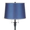 360 Lighting Dyna 58" High Black and Royal Blue Shade 2-Light Floor Lamp - 2 of 4