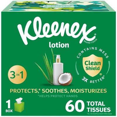 Kleenex Lotion 3-Ply Facial Tissue