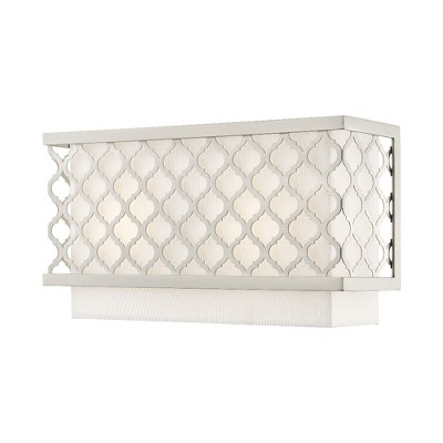 Livex Lighting Arabesque 2 - Light Wall Light in  Brushed Nickel