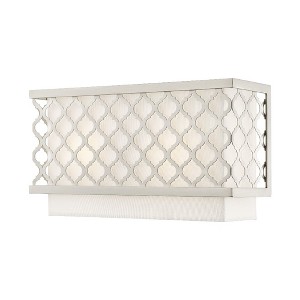 Livex Lighting Arabesque 2 - Light Wall Light in  Brushed Nickel - 1 of 1