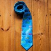 Crazy Dog T-Shirts Cycologist Necktie Funny Neckties for Men Nerdy Tie for Guys Biking Novelty Ties for Men - 2 of 4
