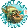 Girl's Star Wars The Mandalorian The Child Playing With Food T-Shirt - 2 of 4