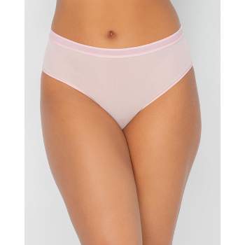 Curvy Couture Women's Plus Size No-show Lace G-string Panty Blushing Rose 3x  : Target