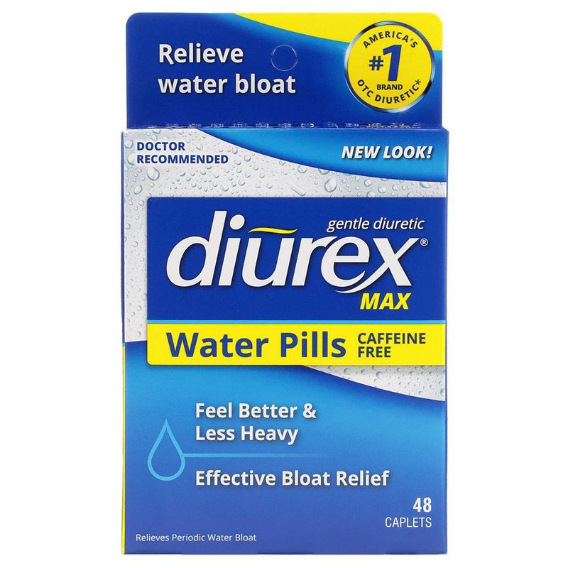 Diurex Max Diuretic Water Pills - 48ct, 1 of 7