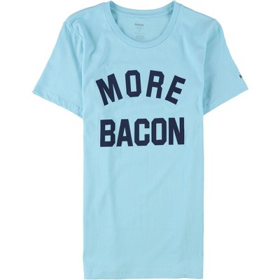 Reebok Womens More Bacon Graphic T-Shirt