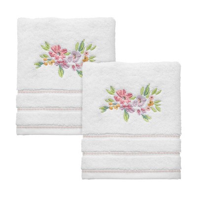 Izod Catalina White 2-Pack Hand Towel Set
