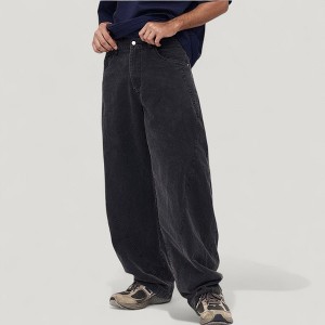 Anna-Kaci Active Men's Wide Leg Relaxed Fit Pants with Classic Five-Pocket Design - 1 of 4