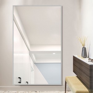 Dovelina Modern Metal Frame Rectangle Decorative Wall Mirror - 1 of 4