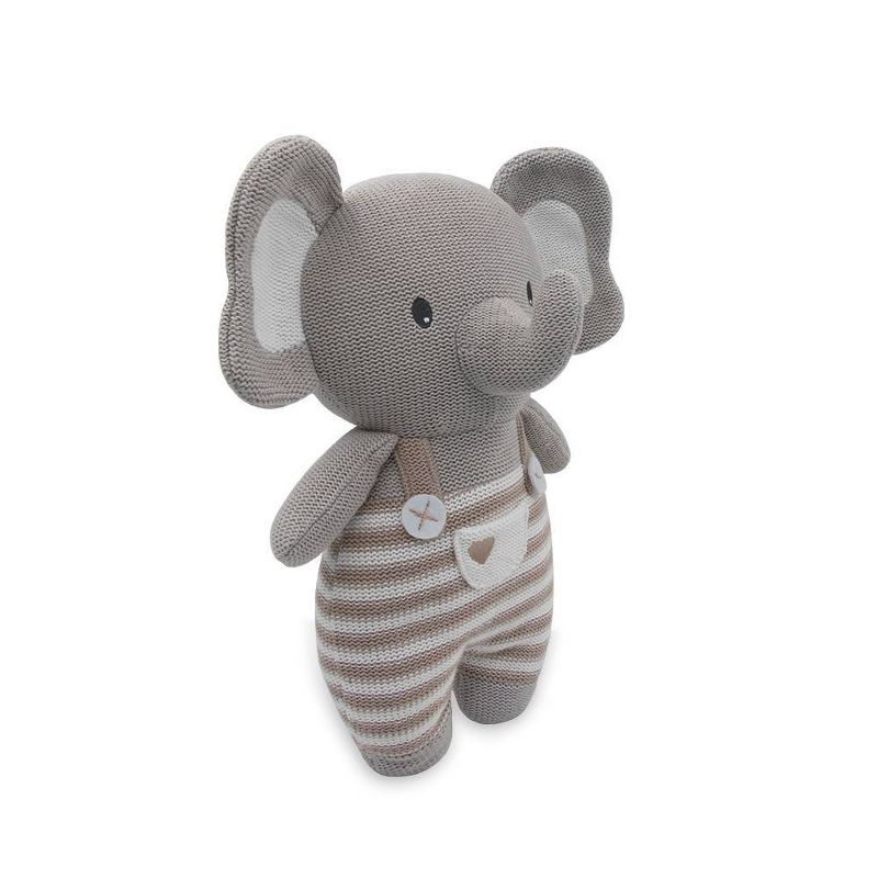 Living Textiles Baby Stuffed Animal - Ezra Elephant, 1 of 2