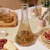 Segunda Vida Artistico Red Wine Decanter Set, Hand Blown Recycled Glass Wine Gifts Decanters Bar Gifts,Colored 50oz Set of 1 by Twine - 2 of 4