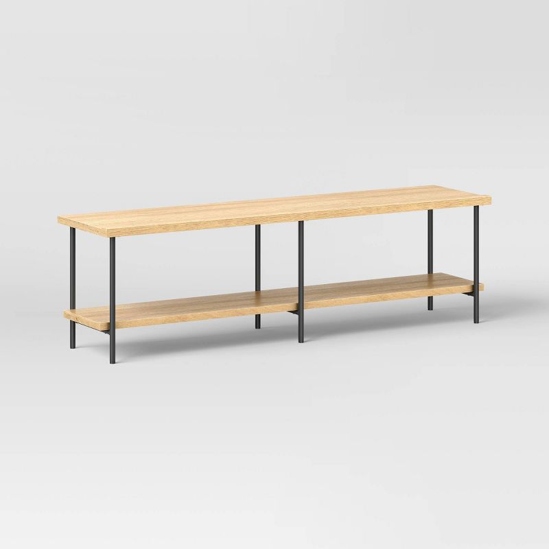 Wood and Metal TV Stand for TVs up to 60"