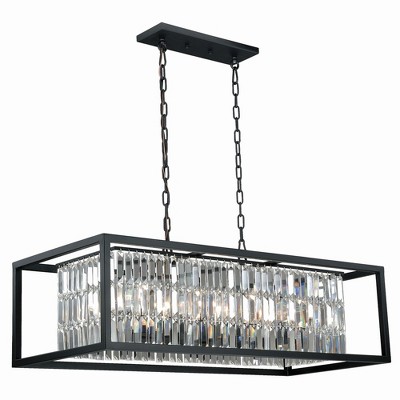 Vaxcel Catana 8 - Light Chandelier in  Oil Rubbed Bronze