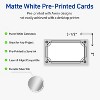 Avery Business Cards, 2" x 3.5", Silver-Metallic Black, Matte, 80ct - 2 of 4