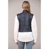 Women's Foil Cable Knit Twofer Sweater - Fate - 2 of 3