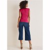 VENUS Womens Ruched Cap Sleeve Top - 3 of 4
