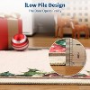 Fulvari Christmas Santa Claus Area Rug, Christmas Tree Rug Washable Non Slip,Carpet for Nursery Living Dorm,Christmas Decorations - 4 of 4