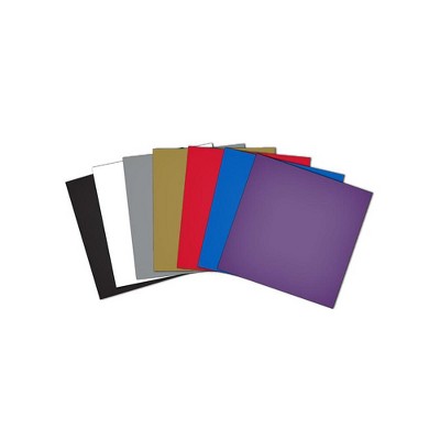 Brother Adhesive Craft Vinyl 12" x 12" Sheets, 10-Pack Assorted Colors