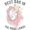 Men's The Lion King Simba and Mufasa Best Dad in the Pride Lands Long Sleeve Shirt - 2 of 4