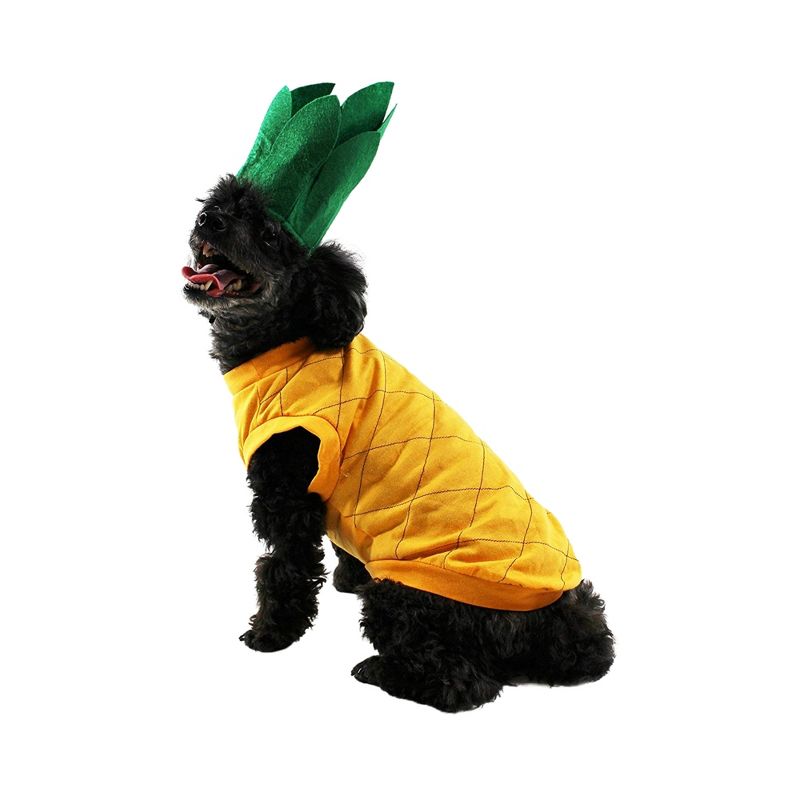 Midlee Pineapple Dog Costume, 1 of 10