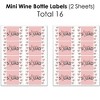 Big Dot of Happiness Bride Squad - Rose Gold Bridal Shower or Bachelorette Party Decorations - Beverage Bar Kit - 34 Pieces - 3 of 4