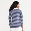 Lands' End Women's 3/4 Sleeve Supima Cotton Polo Shirt - 2 of 4