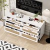 NicBex Rattan Dresser with 6 Drawers for Bedroom,Modern Style Rattan Drawers with Metal Pulls,Dressers for Kids Room,Living Room,Entry and Hallway - 3 of 4