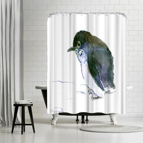 Shower Curtain Baby Penguin