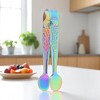 Unique Bargains Food Tongs Round Head Rose Design Dishwasher Safe 304 Stainless Steel 1Pc - 2 of 3