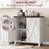 Buffet Cabinet, Farmhouse Storage Cabinet, Accent Cabinet Sideboard, Console Cabinet with Storage Entryway Cabinet for Living Room, Dining Room - 3 of 4