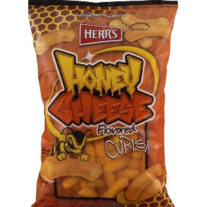 Herrs Baked Cheese, Honey Curls - 8 Oz. Bag (Pack of 4) - 1 of 2