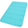 PiccoCasa Household Absorbent Memory Foam Coral Velvet Non-slip Bath Mats - 4 of 4