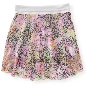 Aeropostale Womens Animal Crinkle Chiffon Woven Tiered Skirt - 1 of 1