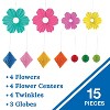 Carson Dellosa Education Happily Ever Elementary Retro Remix Flowers and Twinkles Dimensional Accents - 2 of 3