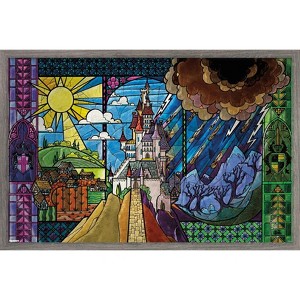 Trends International Disney Beauty and the Beast (1991) - Enchanted Castle Art Framed Wall Poster Prints - 1 of 4