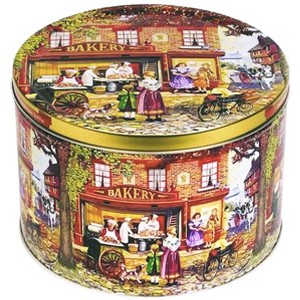 Jacobsens Danish Butter Cookies Bakery Shop Embossed Gift Tin 35 Oz. (1000 g.) - 1 of 4
