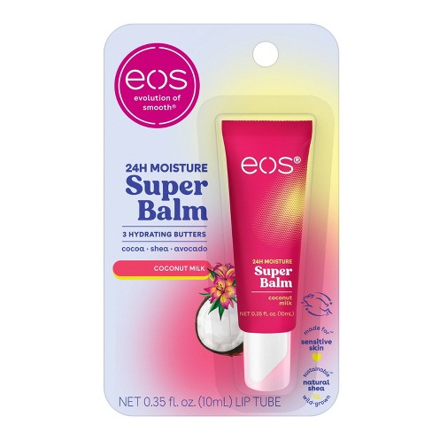 Eos 24h Moisture Super Balm - Coconut Milk - 0.35 Fl Oz : Target