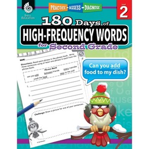 180 Days(tm) High-Frequency Words for Second Grade - (180 Days of Practice) by  Adair Solomon (Paperback) - 1 of 1