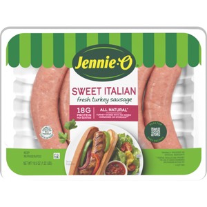 Jennie-O All-Natural Lean Sweet Italian Turkey Sausage - 19.5oz - 1 of 4