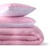 Hachikiko Microfiber Reversible Pink Polka Dot Designer Comforter,Hypoallergenic Down Alternative Fill with Matching Shams,California King - 4 of 4