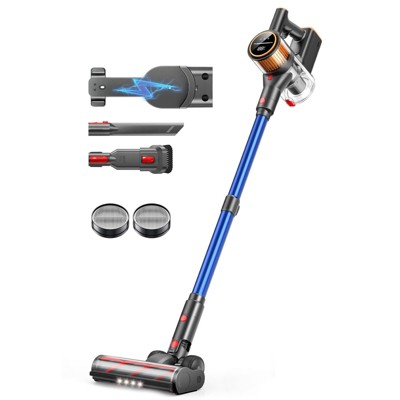 Itopfox Cordless Vacuum Cleaner with 550W Motor, 60Mins Runtime, Wall Mount Charging, Self-Standing, for Pet Hair, Carpet, Hardwood Floors (X9 Model)