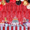 KatchOn, XtraLarge Red Streamers Party Decorations - 3.2x8 Feet, Pack of 2 | Valentines Day Decorations | Shiny Red Fringe Backdrop - 2 of 4