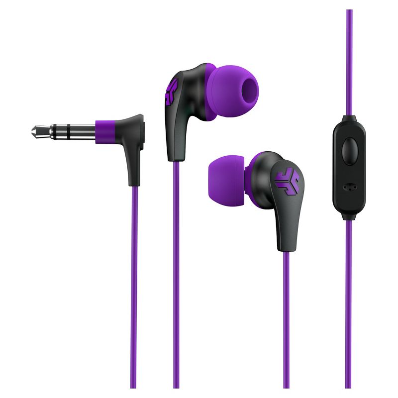 JLab Wired JBuds Pro with Universal Mic - Purple Orchid, 1 of 5