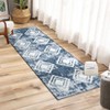 Machine Washable Area Rug for Living Room Non Slip Bedroom Carpet Low Pile Throw Rug Modern Geometric Printed Carpet for Kitchen - 2 of 4