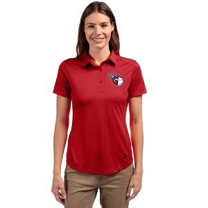 Cleveland Guardians Cutter & Buck Prospect Eco Textured Stretch Recycled Womens Short Sleeve Polo - 1 of 1