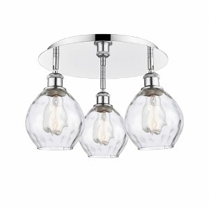 Waverly - 3 Light Flush Mount In Industrial Style-9 Inches Tall and 17.75 Inches Wide - 1 of 1