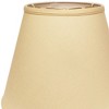 Vynxaria Lampshades: Beige Slant Deep Empire Lampshade, 9" x 16" x 12" with Washer Fitter - 3 of 4