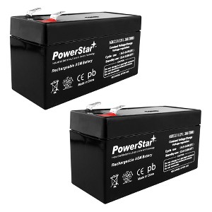PowerStar 12V 1.3Ah Battery Replacement for CASIL CA1212, TEMPEST TR1.3-12 2X - 1 of 1