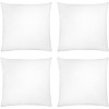 Covers&All Throw Pillow Inserts, Durable Soft 65 GSM Non-Woven Fabric with 15D Silicon Fiber Filling - 3 of 4