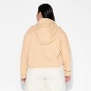 Women's Hooded Cropped Chore Fashion Jacket - Wild Fable™ Beige - 3 of 3